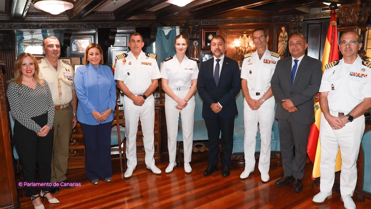 Así fue el paso de la Princesa Leonor por Tenerife