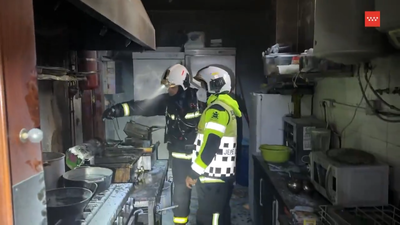 Incendio en un restaurante de Aranjuez tras explotar una freidora
