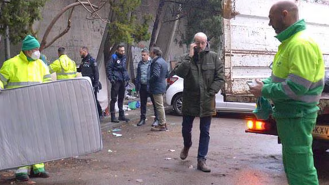 Desmantelan un asentamiento ilegal en Valdemoro