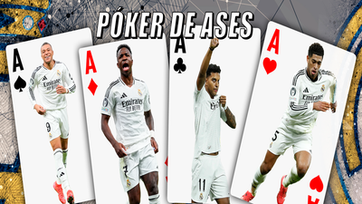 Mbappé-Vinícius-Rodrygo-Bellingham, el Real Madrid se agarra al póker de ases