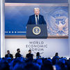 Trump en Davos: "Fabriquen en Estados Unidos o paguen aranceles"