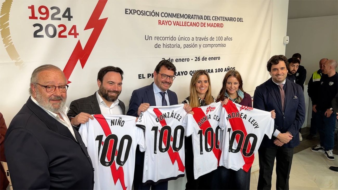 El Rayo Vallecano celebra su centenario con la exposición 'Cien años de historia del club'