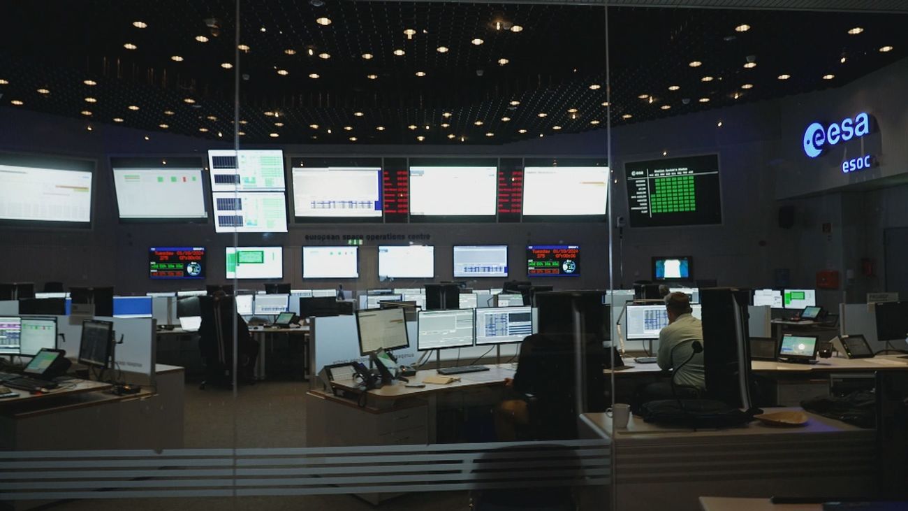 Entramos en la sede de la Agencia Espacial Europea (ESA) en Darmstadt, Alemania