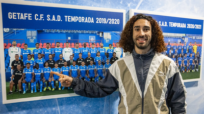 El Getafe recibe la visita inesperada de Cucurella