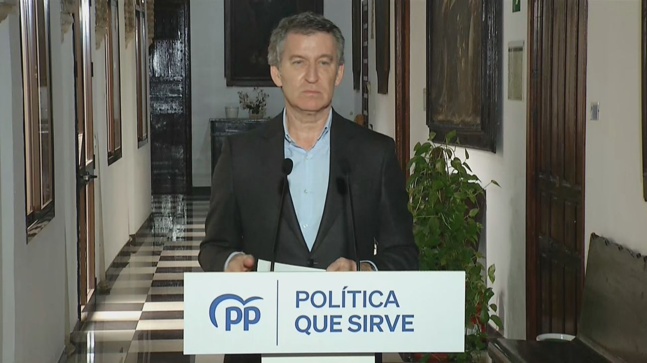 Feijóo, a Sánchez: "Cualquier líder europeo en su situación estaría convocando elecciones"