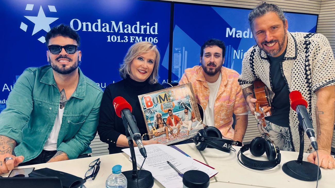 Nieves Herrero y el grupo Bombai