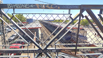 Alcorcón tendrá una pasarela de 8 metros de ancho sobre las vías del tren