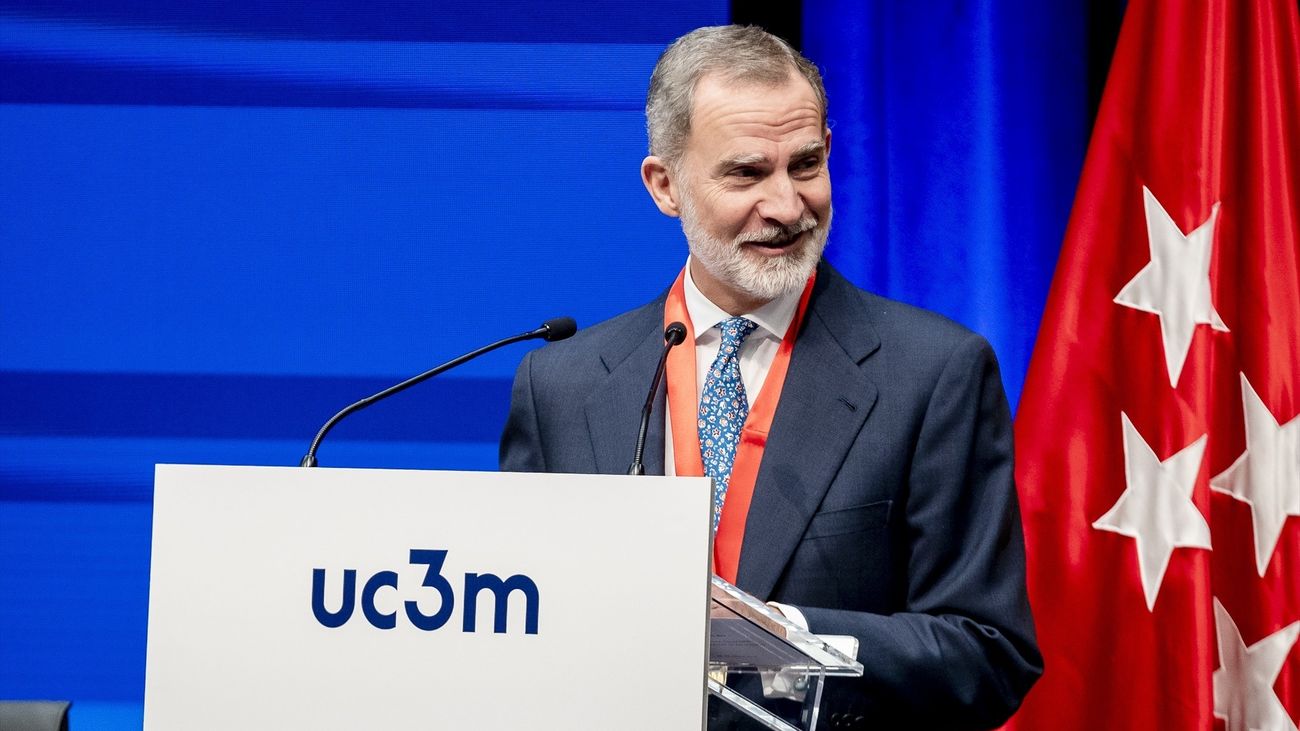 Felipe VI recibe la Medalla de Honor de la Universidad Carlos III de Madrid