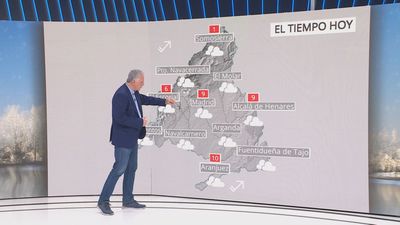 Llega Ivo a Madrid dejando nieve en la Sierra y frío invernal