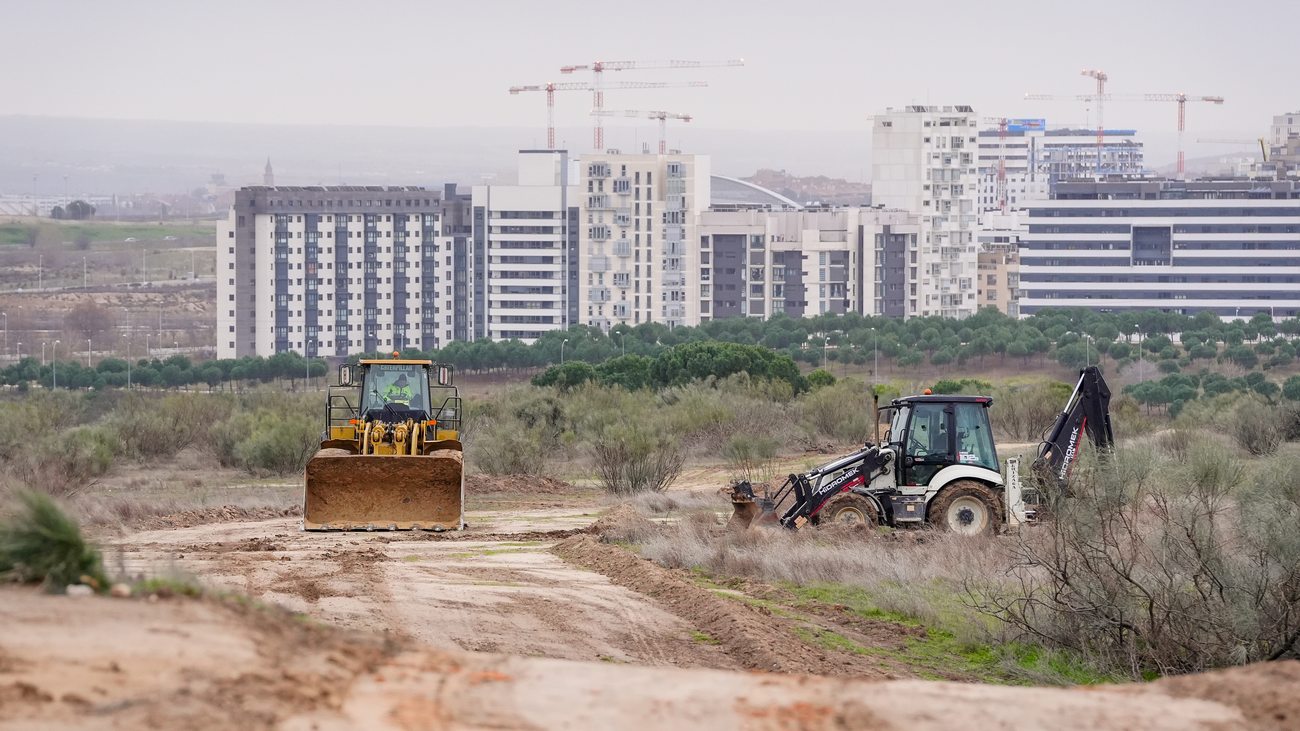 Arrancan las obras de la operación inmobiliaria en la Solana de Valdebebas