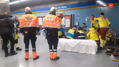 La cadena de supervivencia salva la vida a una anciana en una estación de metro de Leganés