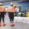 La cadena de supervivencia salva la vida a una anciana en una estación de metro de Leganés