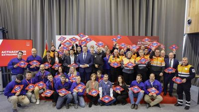 La Comunidad de Madrid reconoce a 108 'Héroes de Metro'