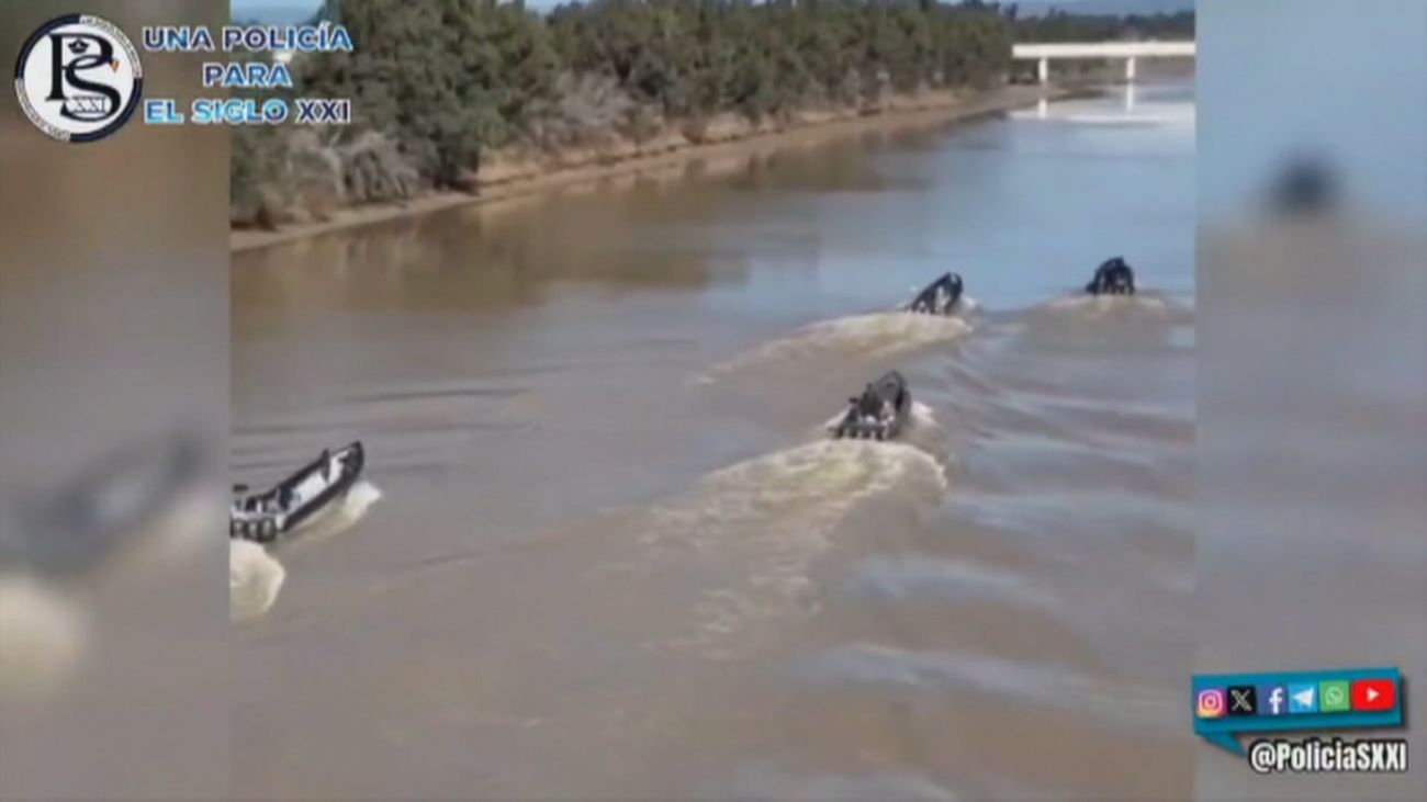 Captadas varias narcolanchas remontando el Guadalquivir camino de Sevilla