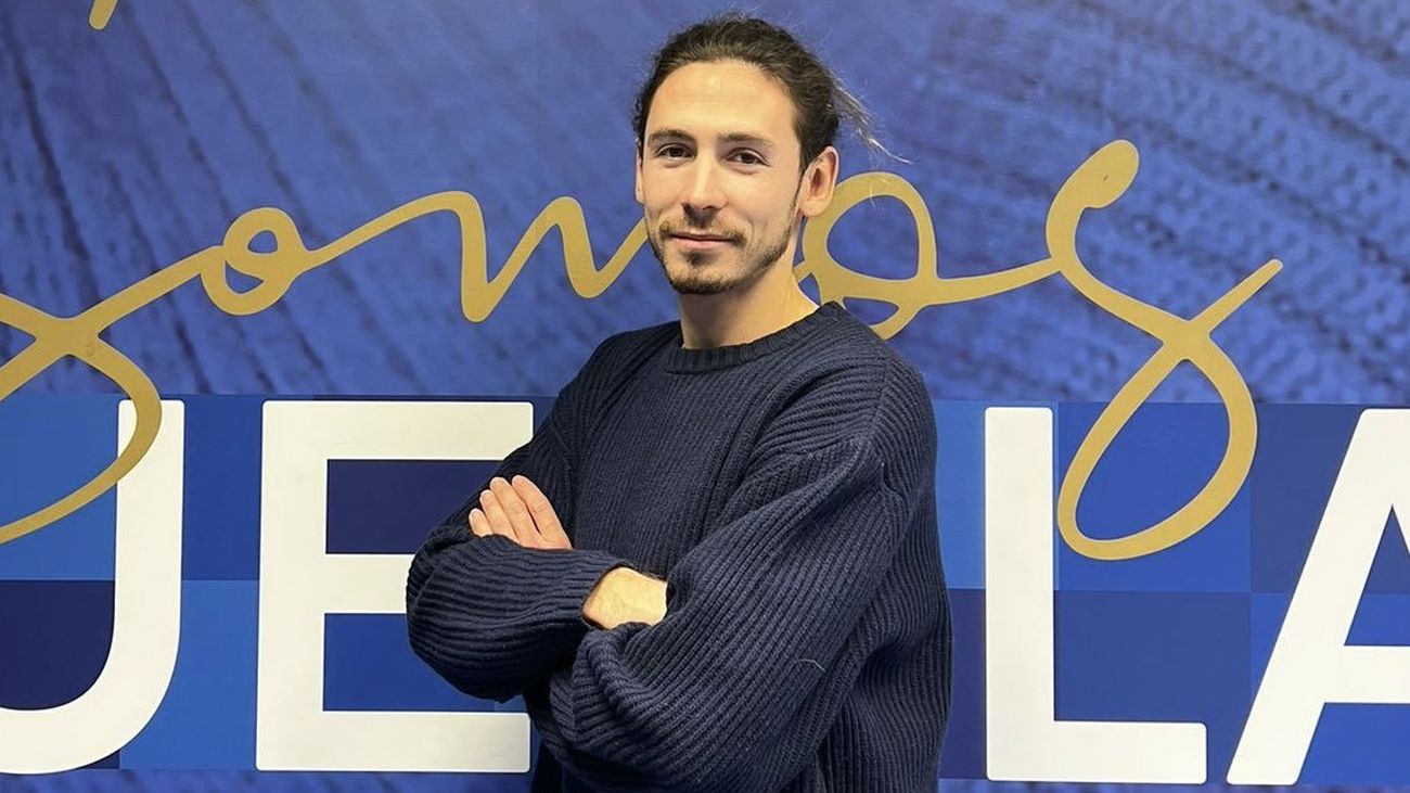 Aarón Piñán: "Estoy encantado aquí, el Fuenlabrada me transmitió mucha confianza"