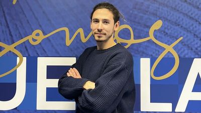 Aarón Piñán: "Estoy encantado aquí, el Fuenlabrada me transmitió mucha confianza"