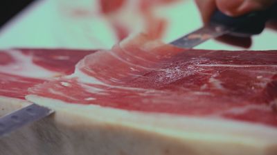 La mayor carta jamonera del mundo, en el Museo del Jamón de la Gran Vía