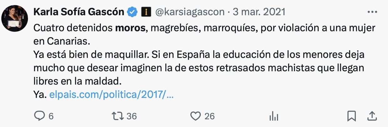 TUIT KARLA 6 / @KARSIAGASCON