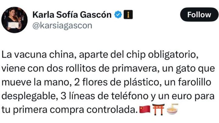 TUIT KARLA COVID / @karsiagascon