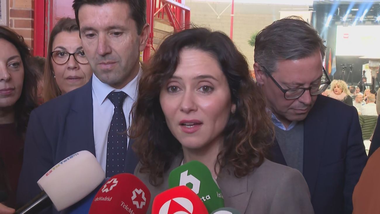 Ayuso dice que "no pactaría nada" con el independentismo: "Es el cáncer de España"