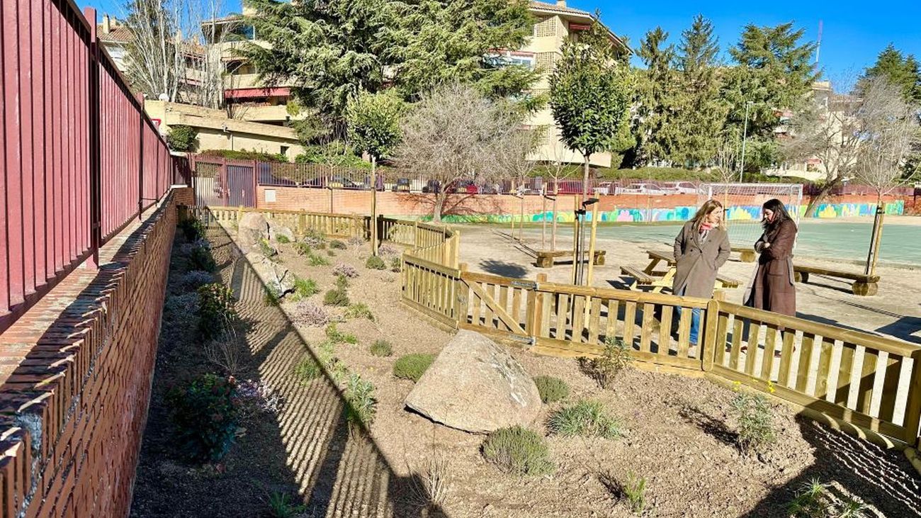 Patios más naturales en dos colegios de Majadahonda