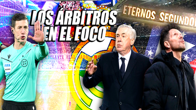 Ancelotti y Simeone, las miradas puestas en los árbitros más que en el derbi