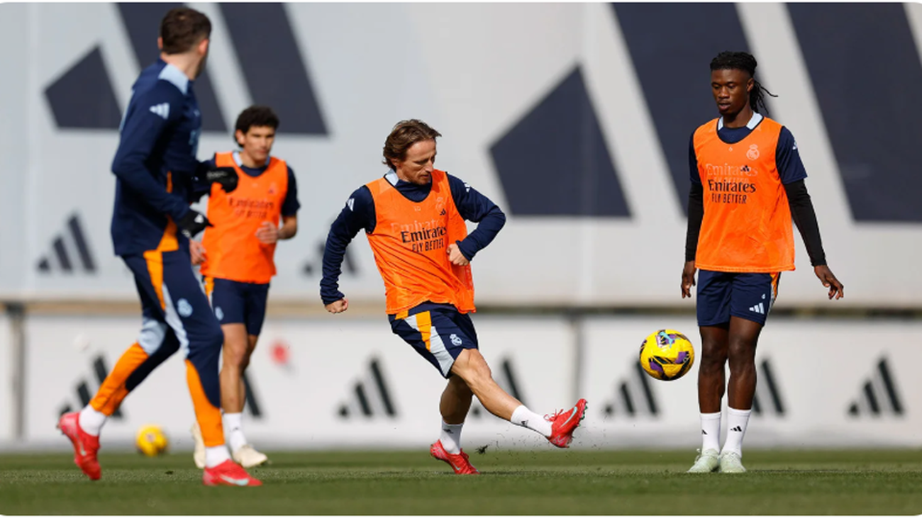 Lucas Vázquez y Camavinga, listos para el derbi