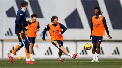 Lucas Vázquez y Camavinga, listos para el derbi