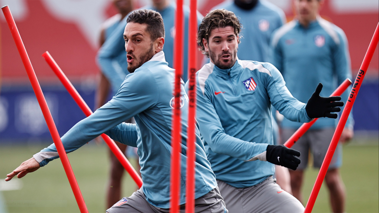 Simeone prueba con Koke, Lino y Llorente en el posible once para el derbi