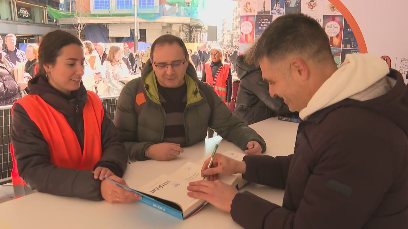 La plaza de Callao, escenario del récord Guinness de firma de libros