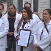 Médicos de toda España protestan contra el borrador del Estatuto Marco