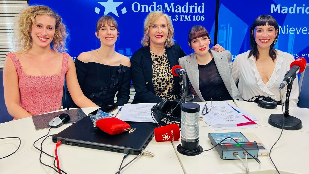 Las actrices de 'Valeria' presentan la cuarta temporada en Onda Madrid