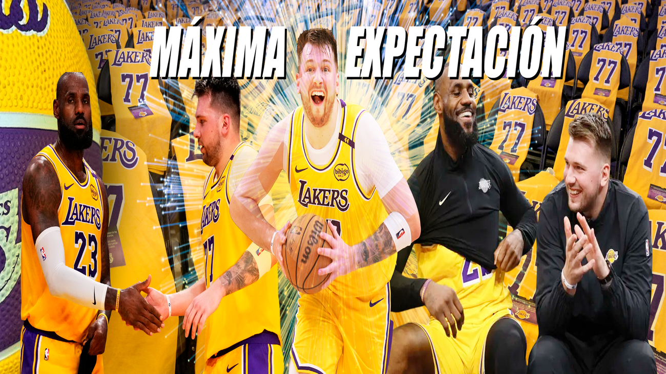 Doncic inicia una nueva era en los Lakers: "Fue un momento especial"