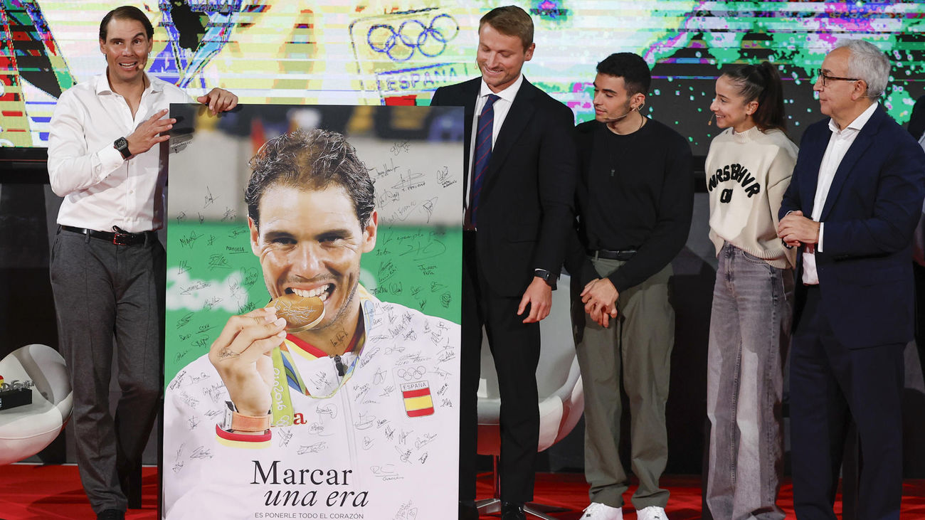 El deporte español homenajea a Rafa Nadal en Madrid
