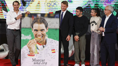 El deporte español homenajea a Rafa Nadal en Madrid