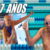 El nadador madrileño Paco Domínguez, de 97 años, seguirá compitiendo "hasta que el cuerpo aguante"