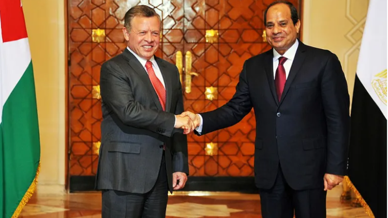 Abdelfatah y Sisi Abdalá II