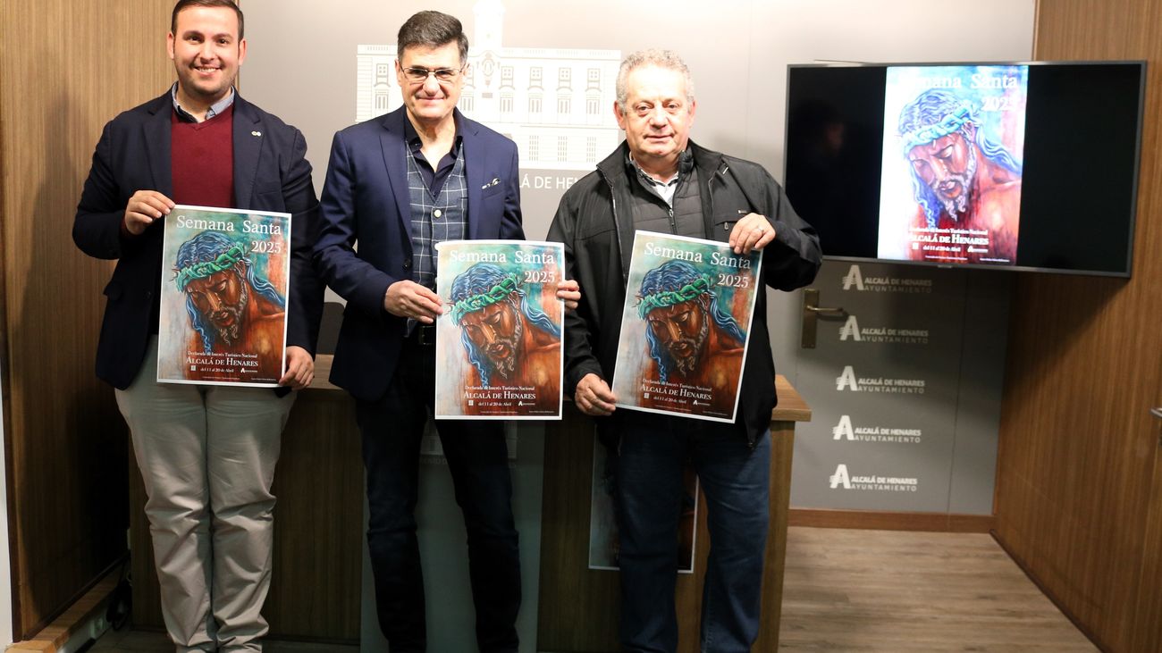 Presentación del cartel la Semana Santa de Alcalá de Henares 2025