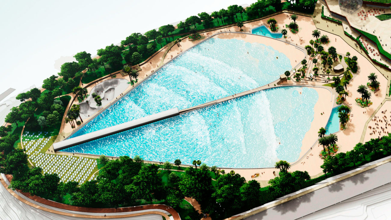 Madrid comienza a tener playa