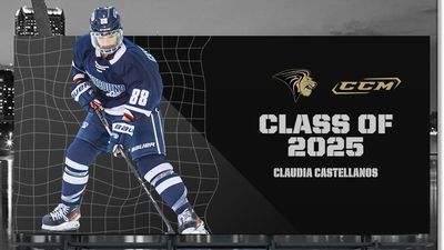 La madrileña Claudia Castellanos, primera jugadora de hockey hielo española en la NCAA de EEUU