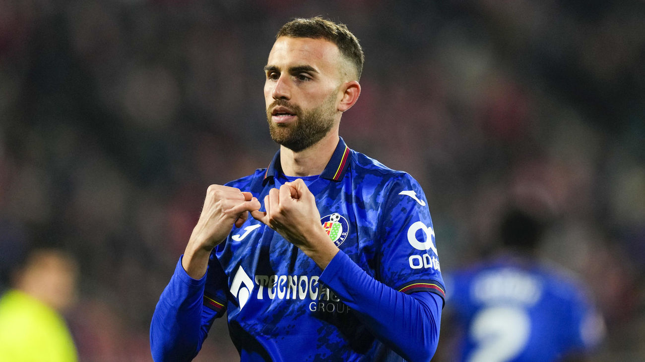 El delantero del Getafe, Borja Mayoral