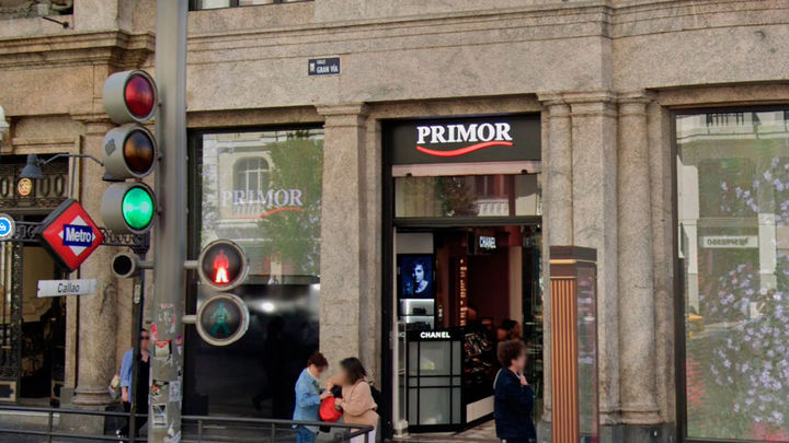 Tienda de Primor en Gran Vía / Google Maps