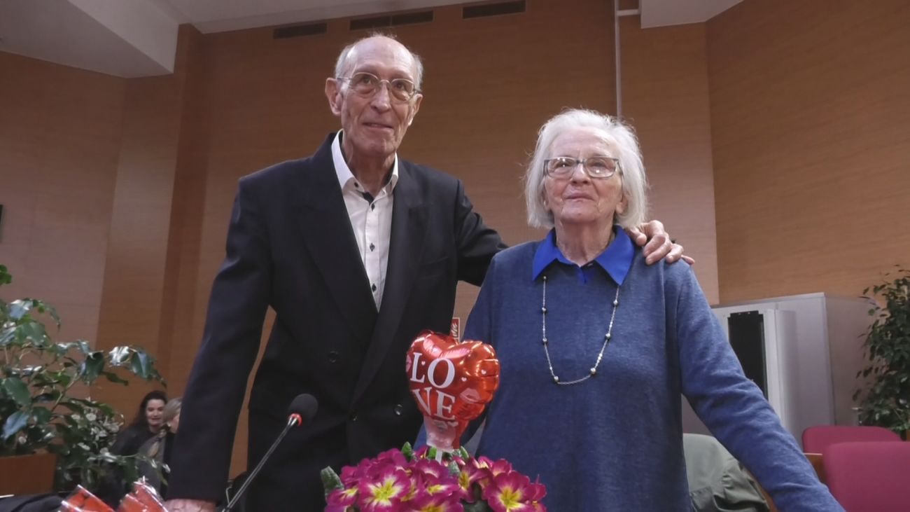 Chamartín celebra las bodas de oro de cinco parejas por San Valentín