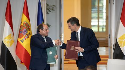 España y Egipto firman acuerdos sobre migración, comercio y turismo y rechazan el plan de Trump sobre Gaza