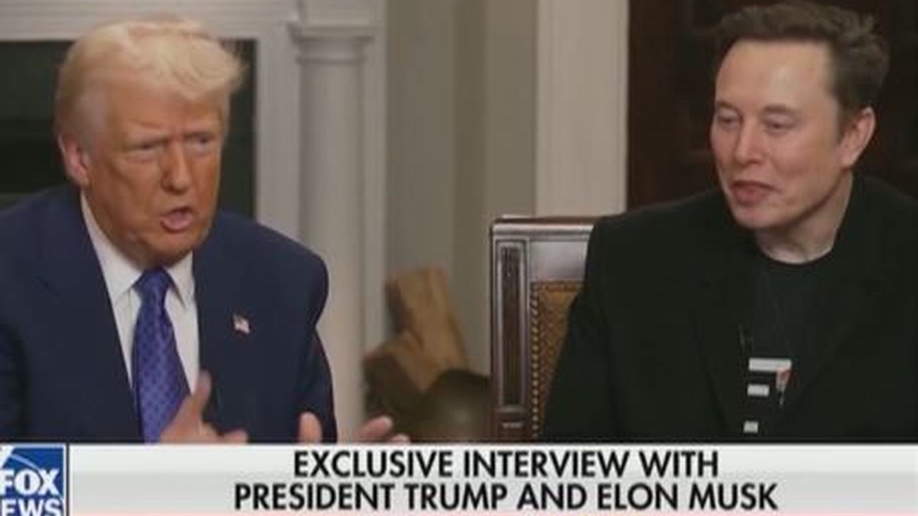 Trump y Musk muestran un frente unido en Fox y abogan por reducir la burocracia de EEUU