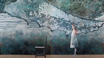 Una ballena de 12 metros, expuesta en la Casa del Embajador de Argentina