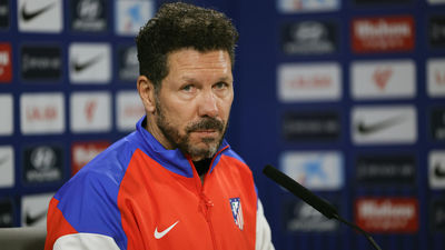 Simeone y la exigencia que viene: "Yo soy feliz con todo lo que está pasando"