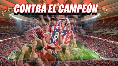 La afición del Atlético de Madrid confía en eliminar al Real Madrid