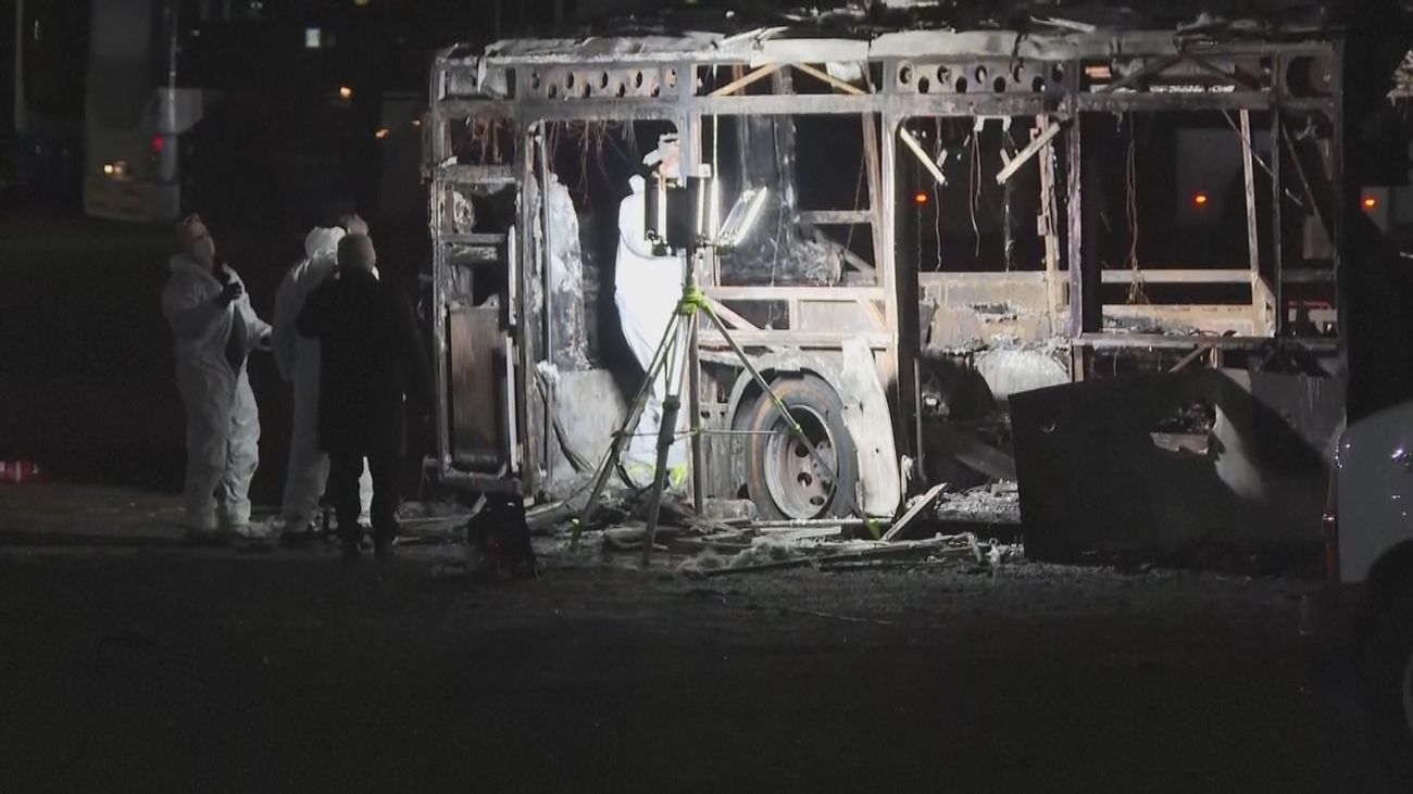 Tres detenidos por varias explosiones de autobuses vacíos cerca de Tel Aviv