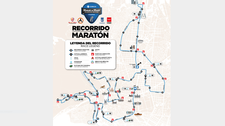 Recorrido 42K / @RNRmadmaraton